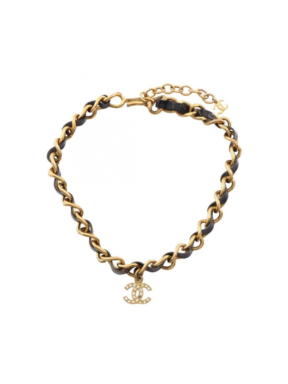 Chanel Choker CC Logo Necklace